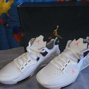 Nike Jordan Alpha 360 TR AV1937-100 White Basketball Shoes Sneakers Mens Sz 14